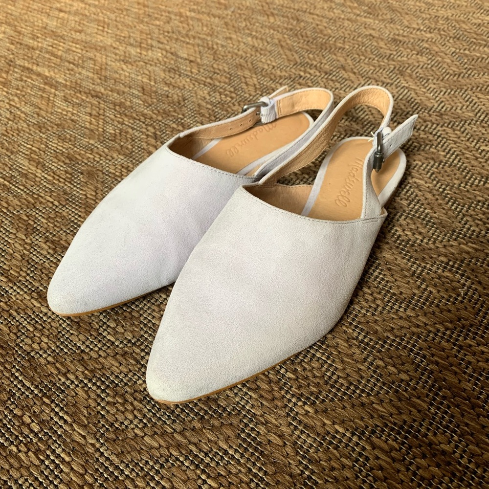 Madewell sling back lavender flats
